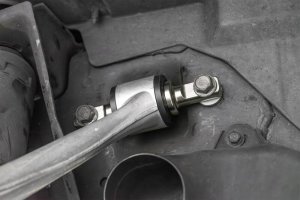 Chevrolet Corvette Control Arm Bushing Kit - Front Upper & Lower - BMR Suspension - Delrin, Internally-fluted, greaseable - Black - `97-`04